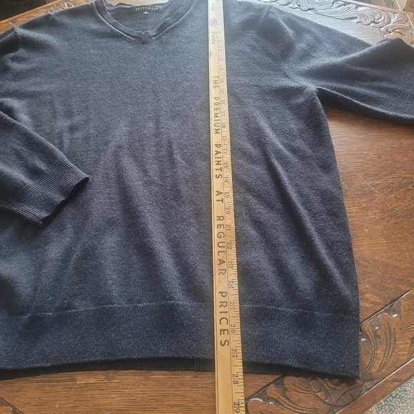 Britches Men's Merino Wool V-neck Sweater Size 2XL - Picture 6 of 6